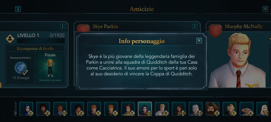 hogwarts mystery skye parkin