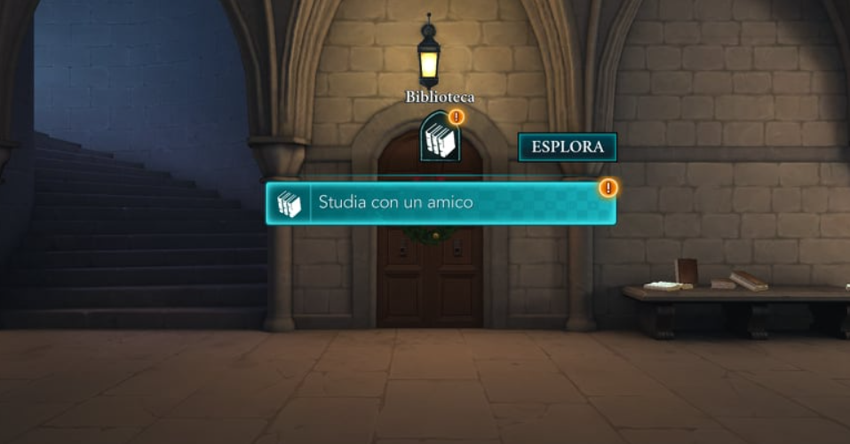 hogwarts mystery biblioteca